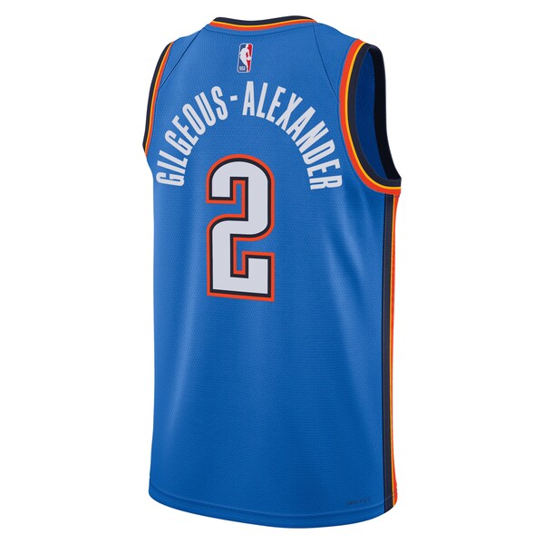 Shai Gilgeous-Alexander Oklahoma City Thunder Nike Unisex Swingman Jersey - Icon Edition - Blue