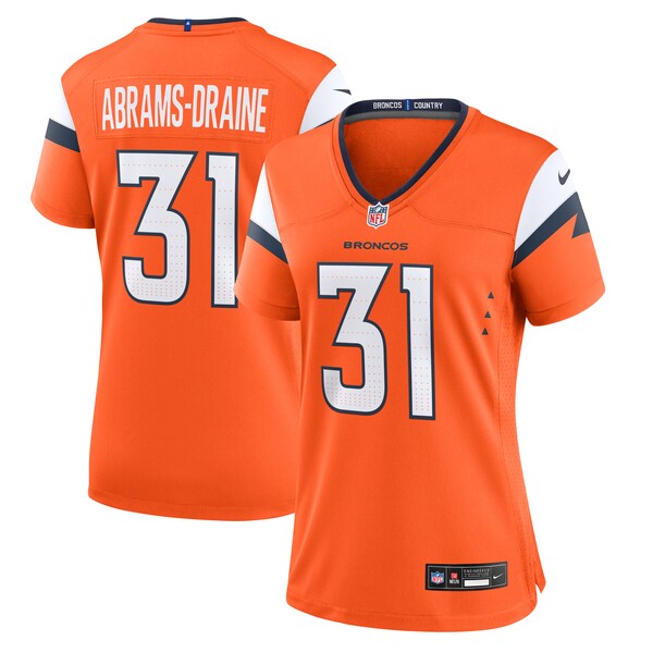Kris Abrams-Draine Denver Broncos Nike Women's Team Game Jersey -  Orange