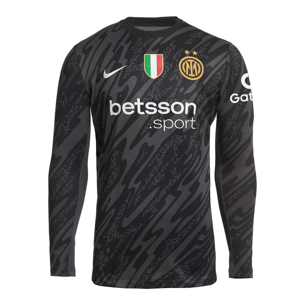 Inter Milan Nike 2024/25 Home Long Sleeve Goalkeeper Replica Jersey - Blue