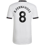 Bruno Fernandes Manchester United adidas 2022/23 Away Replica Player Jersey - White