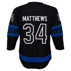 Auston Matthews Toronto Maple Leafs Youth Alternate Premier Player Jersey - Black/Blue