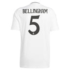Jude Bellingham Los Merengues adidas Youth 2024/25 Home Replica Player Jersey - White