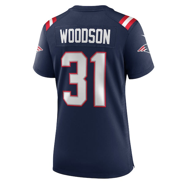 Craig Woodson New England Patriots Nike Women's Team Game Jersey -  Navy