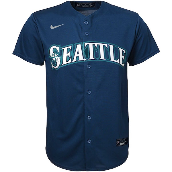 Seattle Mariners Nike Youth Alternate Replica Team Jersey - Navy