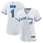 Toronto Blue Jays Nike Women's #1 Mom Home Replica Jersey - White