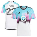 Teemu Pukki Minnesota United FC adidas 2024 The Northern Lights Kit Replica Player Jersey - White