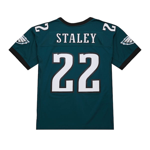 Duce Staley Philadelphia Eagles  2002 Legacy Replica Jersey - Midnight Green