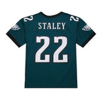 Duce Staley Philadelphia Eagles  2002 Legacy Replica Jersey - Midnight Green