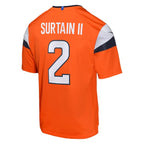 Patrick Surtain II Denver Broncos Nike Youth Game Jersey - Orange/Navy/White