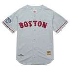 Pedro Martinez Boston Red Sox 2004 Cooperstown Collection Authentic Throwback Jersey - Gray