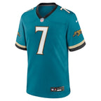 Brian Thomas Jr. Jacksonville Jaguars Nike Prowler Throwback Player Game Jersey - Teal