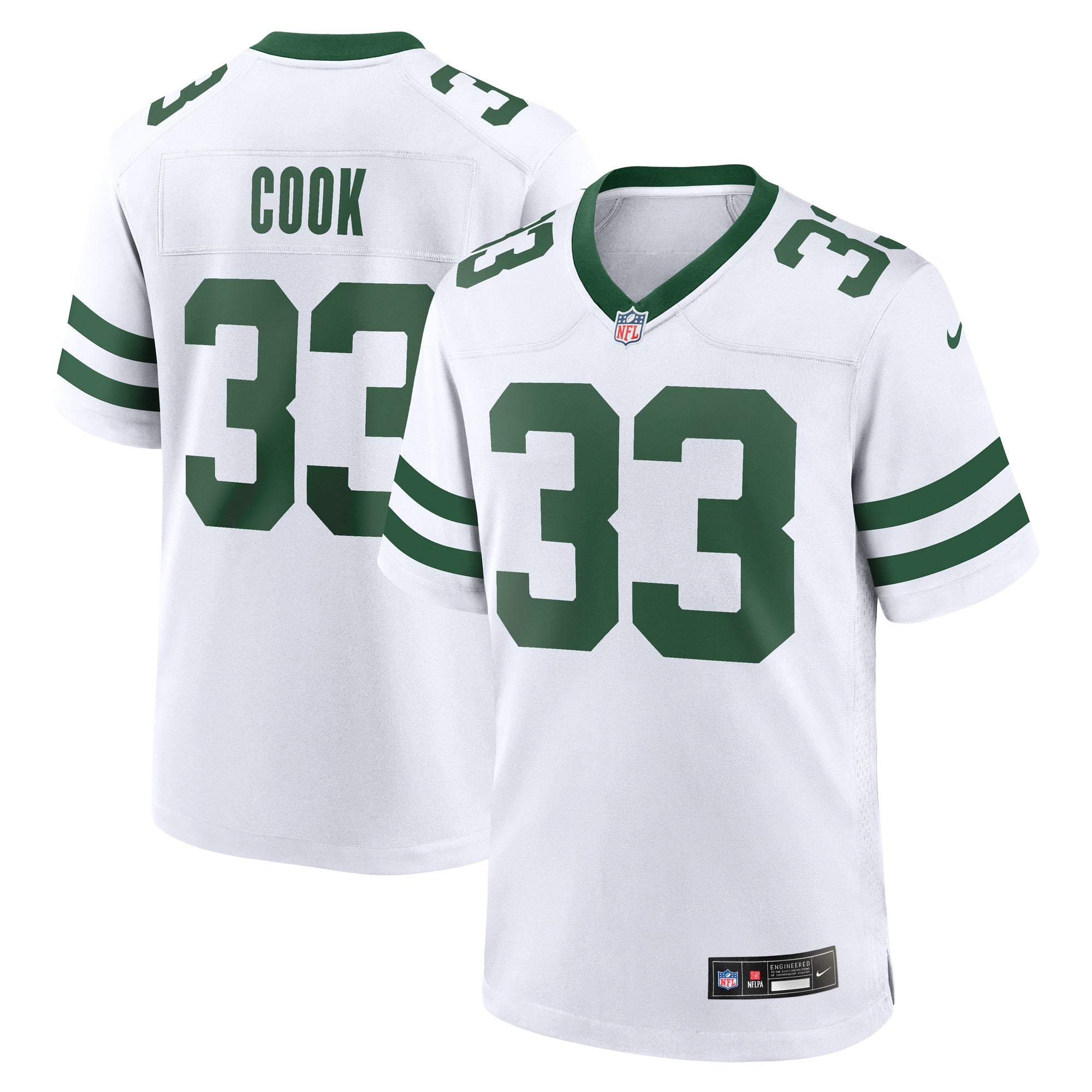 Dalvin Cook New York Jets Nike Game Player Jersey - Gotham Green/White