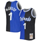Tracy McGrady Orlando Magic Hardwood Classics 2003/04 Split Swingman Jersey - Blue/Black