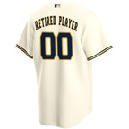 Milwaukee Brewers Nike Home Pick-A-Player Retired Roster Replica Jersey - Cream