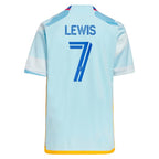 Jonathan Lewis Colorado Rapids adidas Youth 2024 New Day Kit Replica Jersey - Light Blue