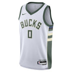 Damian Lillard Milwaukee Bucks Nike Youth Swingman Jersey - Association Edition - White