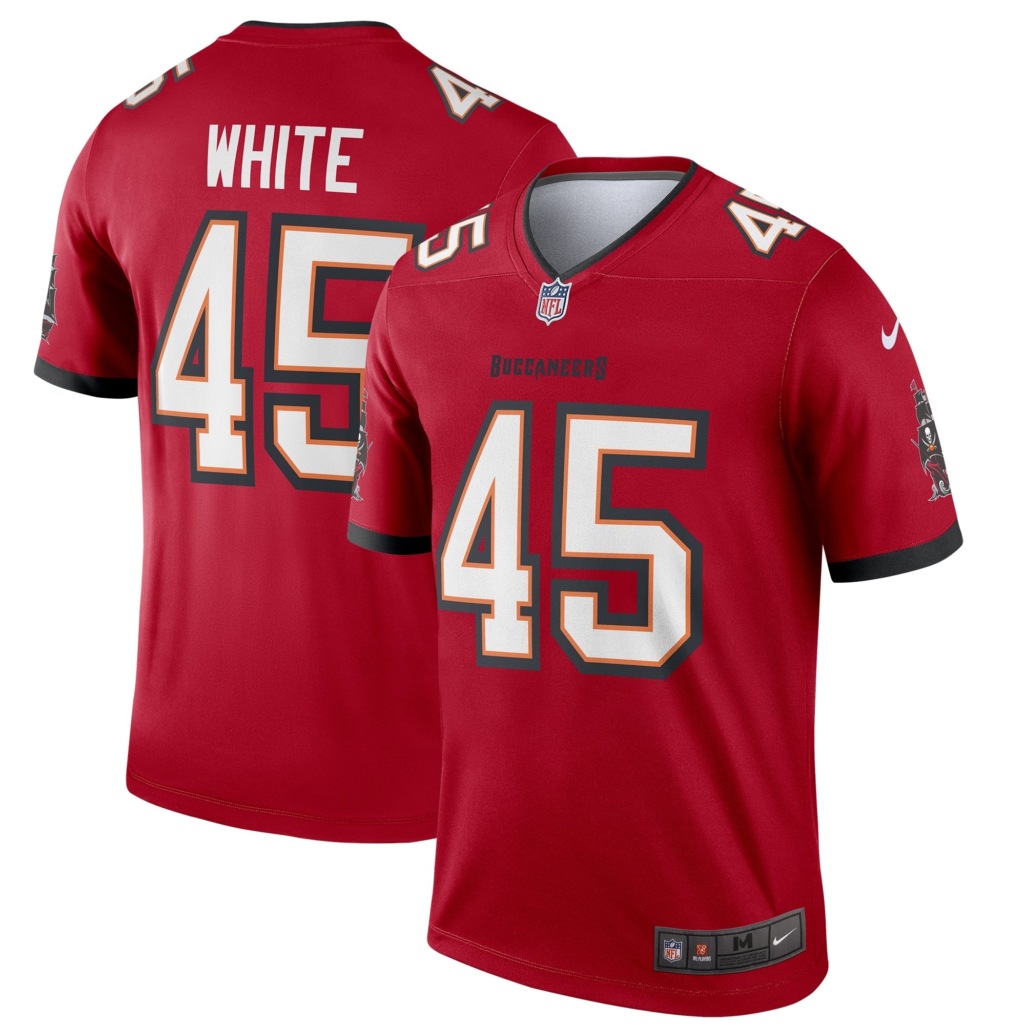 Devin White Tampa Bay Buccaneers Nike Alternate Legend Jersey - Pewter/Red