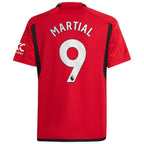 Anthony Martial Manchester United adidas Youth 2023/24 Home Replica Player Jersey - Red