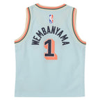 Victor Wembanyama San Antonio Spurs Nike Preschool 2024/25 Swingman Player Jersey -  City Edition - Light Blue