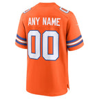 Denver Broncos Nike Mile High Collection 1977 Throwback Custom Game Jersey - Orange