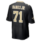 Kelvin Banks Jr. New Orleans Saints Nike 2025 NFL Draft First Round Pick  Game Jersey - Black