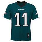 A.J. Brown Philadelphia Eagles Youth Replica Player Jersey - Midnight Green