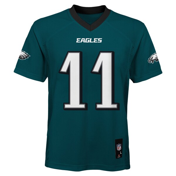 A.J. Brown Philadelphia Eagles Youth Replica Player Jersey - Midnight Green