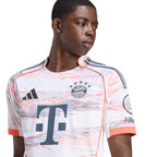 Bayern Munich adidas 2025/26 Away Replica Jersey - White/Red