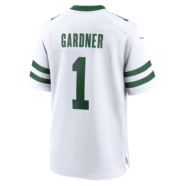 Ahmad Sauce Gardner New York Jets Nike Legacy Player Game Jersey - White/Green