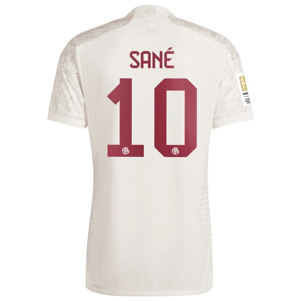 Leroy Sané Bayern Munich adidas 2023/24 Third Authentic Jersey - White