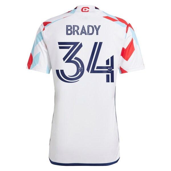 Chris Brady Chicago Fire adidas 2024 A Kit For All Replica Player Jersey – White