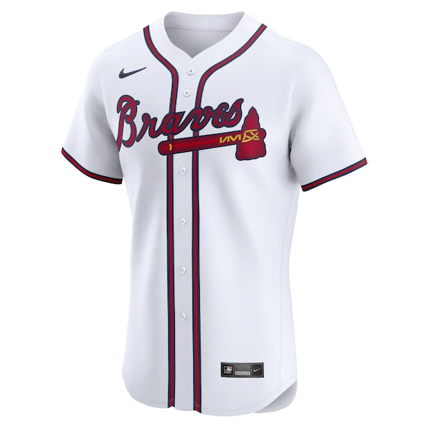 Travis d'Arnaud Atlanta Braves Nike Home Elite Player Jersey - White