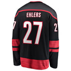 Nikolaj Ehlers Carolina Hurricanes  Home Breakaway Jersey - Black