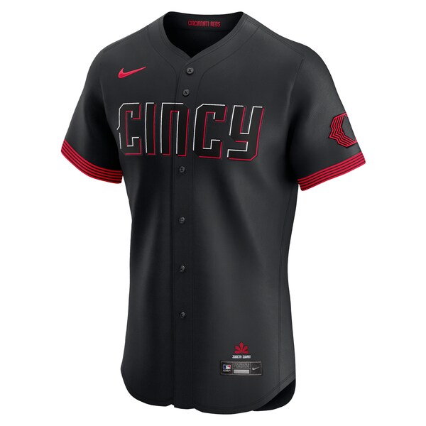 Cincinnati Reds Nike City Connect Elite Jersey - Black
