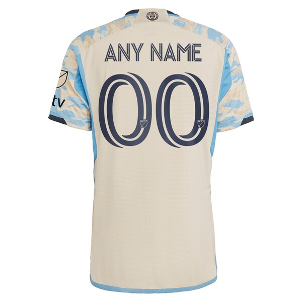 Philadelphia Union adidas 2024 For Philly Authentic Custom Jersey - Tan