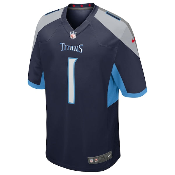 Cameron Ward Tennessee Titans Nike 2025 NFL Draft First Round Pick  Alternate Game Jersey - Navy/White/Light Blue