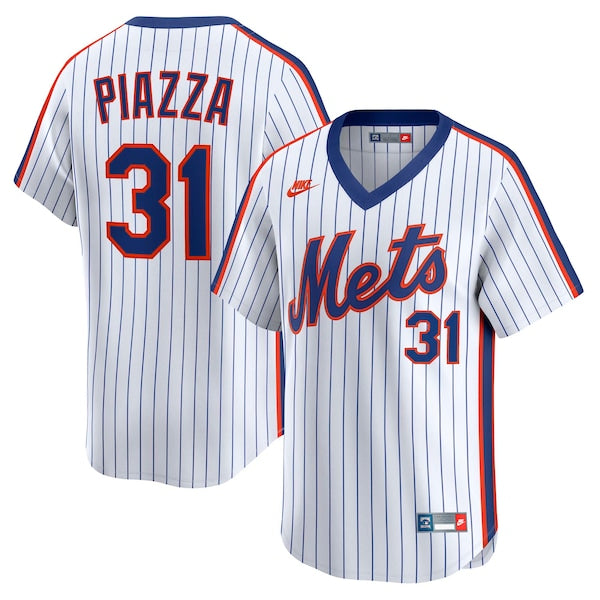 Mike Piazza New York Mets Nike Throwback Cooperstown Collection Limited Jersey - White