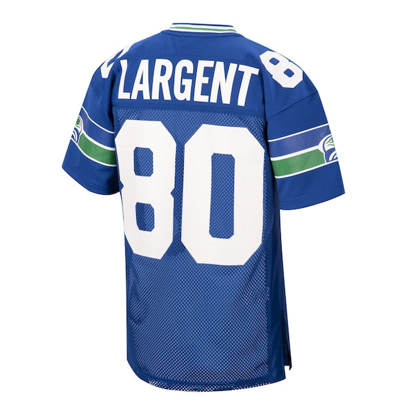 Steve Largent Seattle Seahawks 1985 Authentic Throwback Retired Player Jersey - Royal