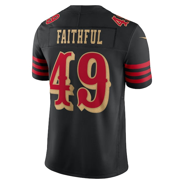 The Faithful San Francisco 49ers Nike 2025 Rivalries Collection Limited Jersey - Black