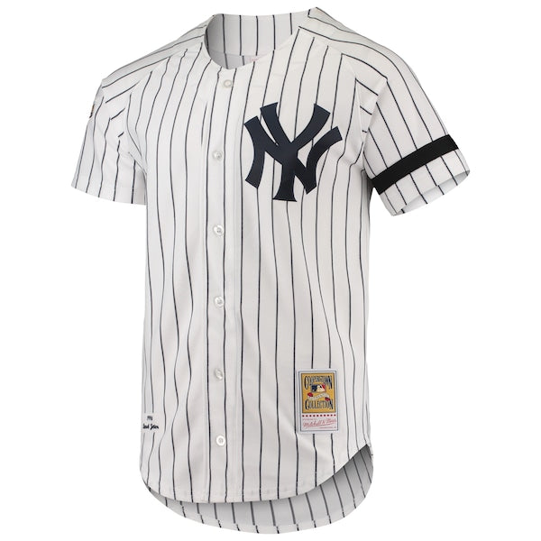 New York Yankees Cooperstown Collection 1996 Authentic Home Jersey - White/Gray