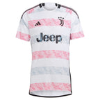 Timothy Weah Juventus adidas 2023/24 Away Authentic Jersey - White/Black