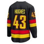 Quinn Hughes Vancouver Canucks  Alternate Breakaway Jersey - Black