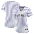 Colorado Rockies Nike Women's Home Replica Team Jersey - White