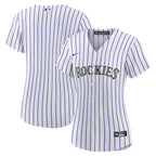 Colorado Rockies Nike Women's Home Replica Team Jersey - White