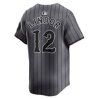 Francisco Lindor New York Mets Nike City Connect Limited Jersey - Gray