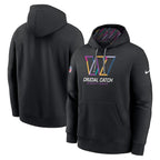 Washington Commanders Nike 2024 NFL Crucial Catch Club Pullover Hoodie - Black