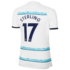 Raheem Sterling Chelsea Nike Women's 2022/23 Away Breathe Stadium Replica Player Jersey - White