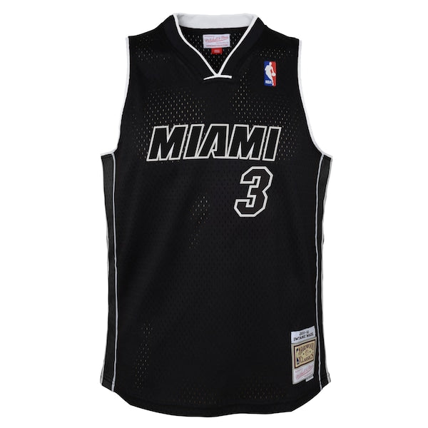 Dwyane Wade Miami Heat  Youth 2011/12 Hardwood Classics Swingman Alternate Jersey - Black