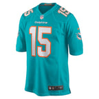 Jaelan Phillips Miami Dolphins Nike Game Player Jersey - Aqua/White