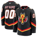 Calgary Flames  Alternate Premium Custom Jersey - Black/Red/White